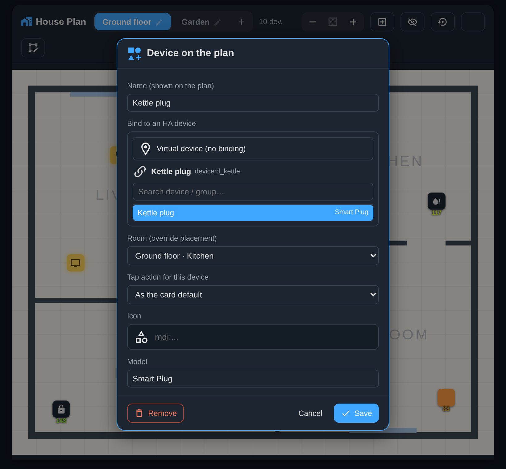 Adding a device manually